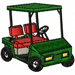 Golf Embroidery Design 12